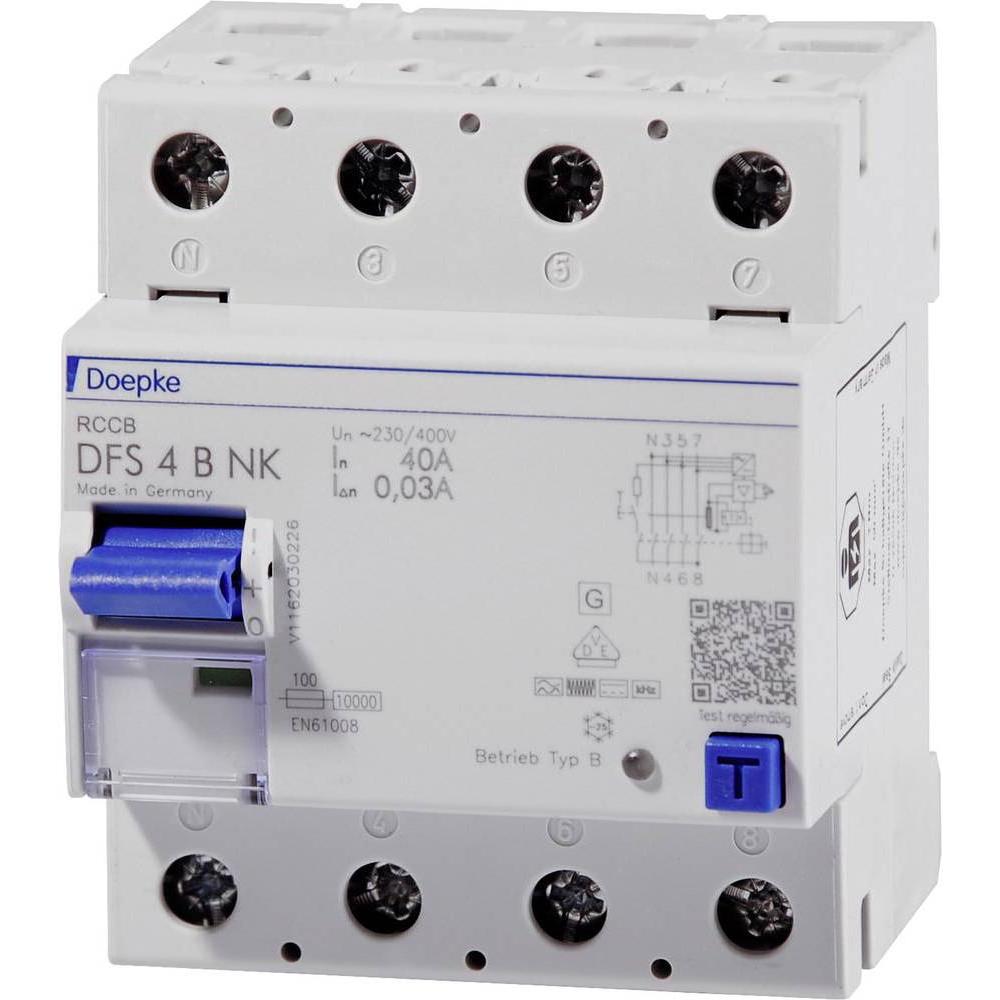 Doepke, Schutzschalter, FISchutzschalter allstromsensitiv DFS4 0404/003B 03A