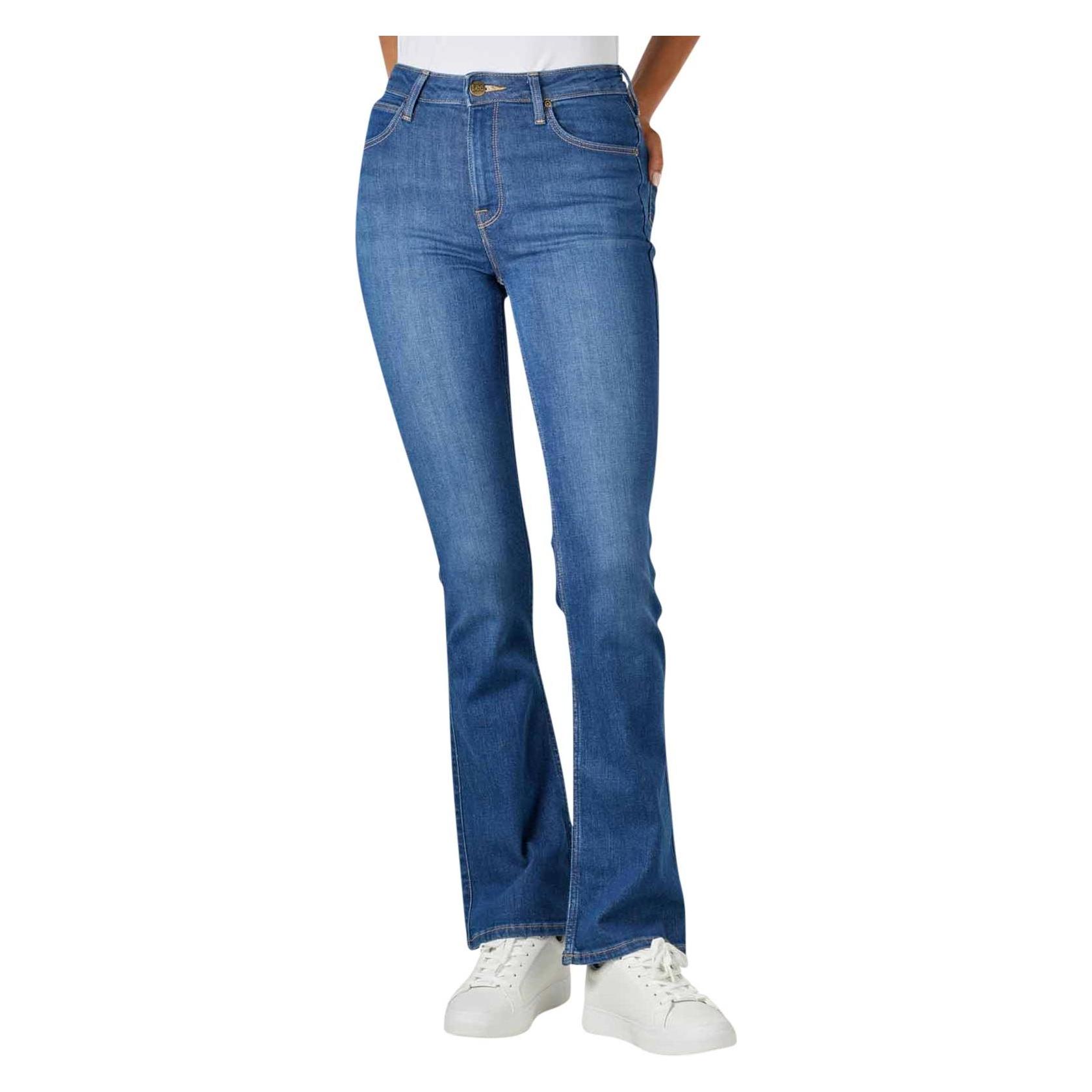 Lee, Vrouwen, Jeans, Breese Boot, Blauw, (W32/L31)