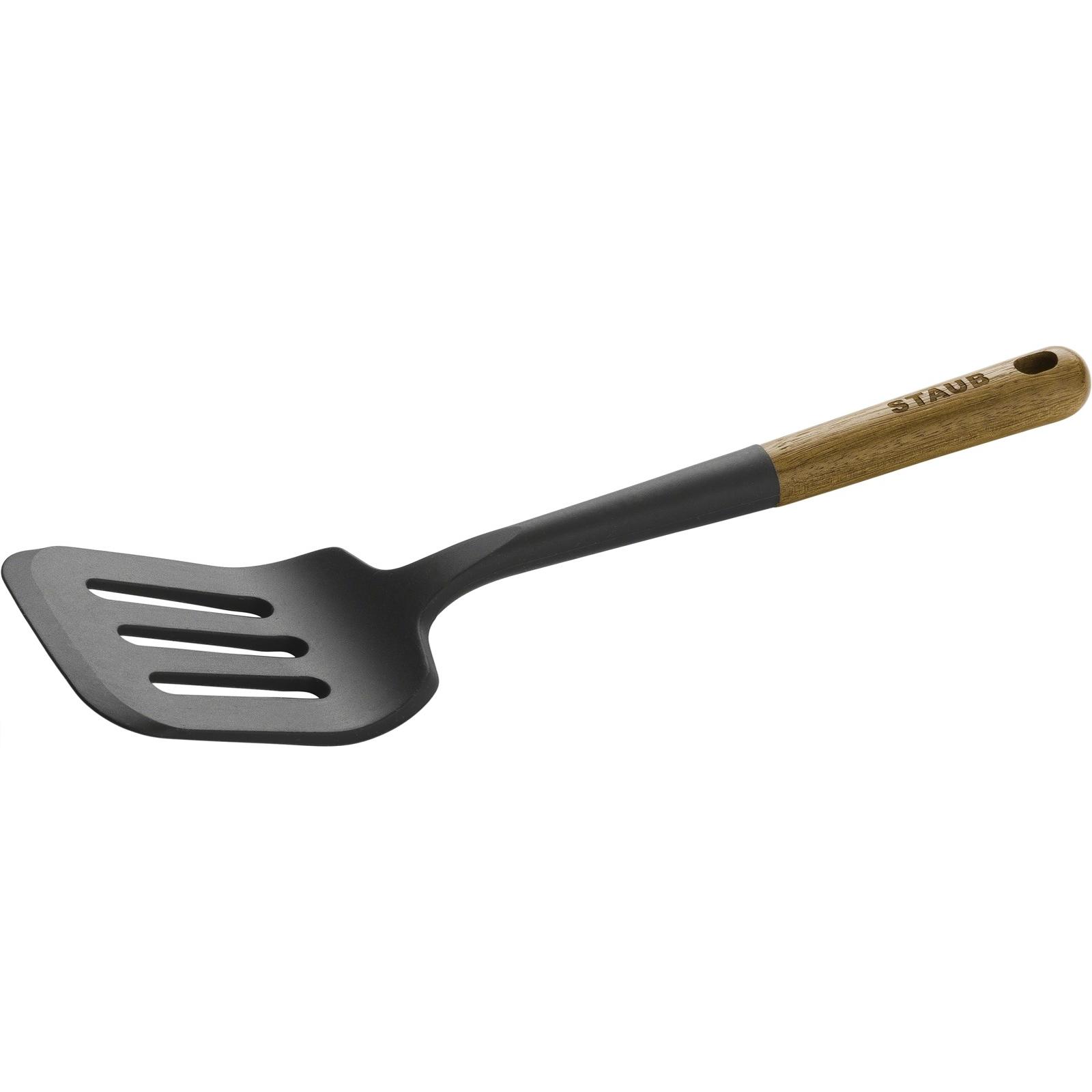 Staub Servierlöffel, Kochbesteck, Schwarz, Braun