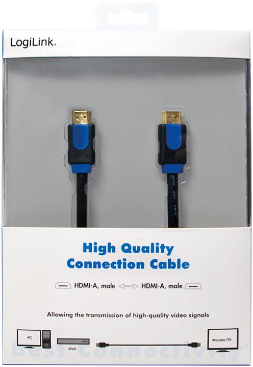 Image du produit LogiLink HDMI (Typ A) — HDMI (Typ A) (2 m, HDMI)
