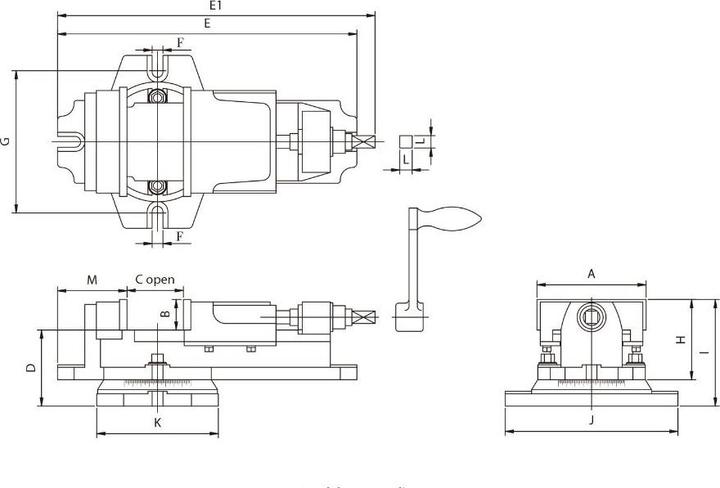 Produktbild Elmag PROFI-Maschinenschraubstock 4