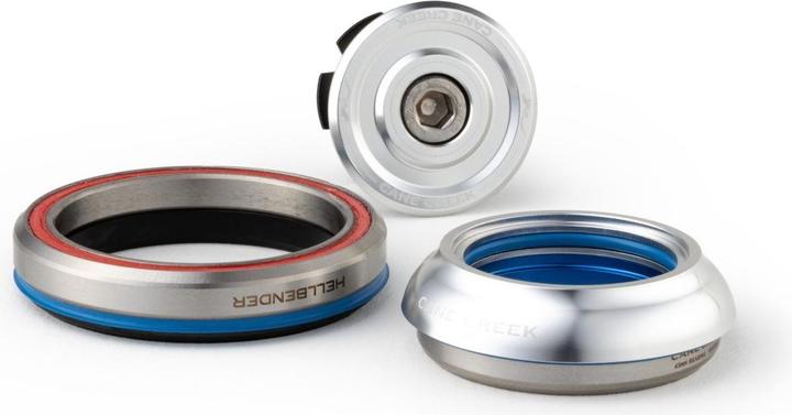 Actual product image Cane Creek Hellbender 70 Tapered headset, 1 1/8"-1.5", IS41/28.6/H9 | IS52/40, short, silver