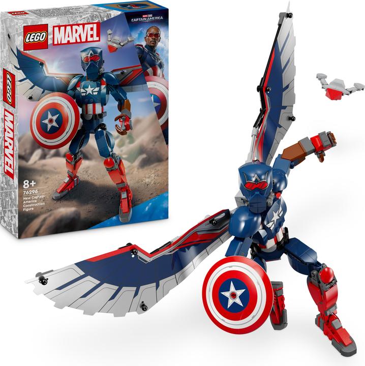 Produktbild LEGO New Captain America Baufigur (76296, LEGO Marvel)