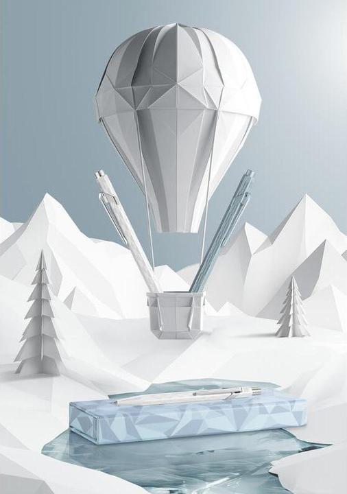 Produktbild Caran d'Ache Kugelschreiber 849 (irisierend weiss lackiert, 1 x)