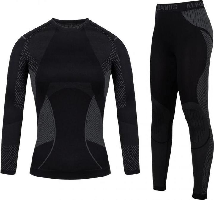Immagine prodotto No Name Intimo donna Thermoactive Alpinus Active Base Layer Set nero-grigio GT43253 (XL)