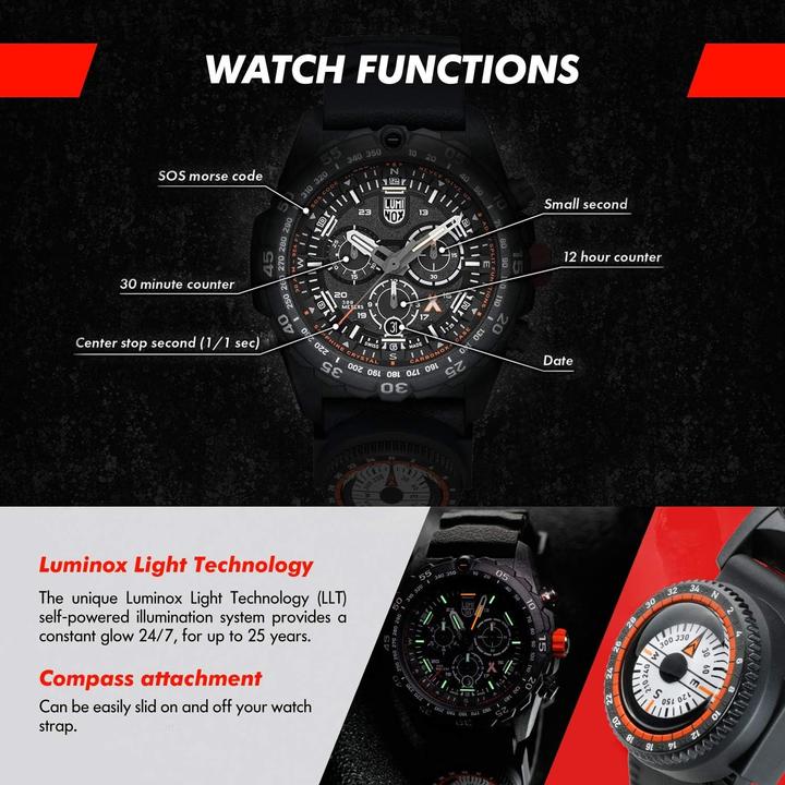 Produktbild Luminox Bear Grylls Survival (Analoguhr, Chronograph, Swiss Made, 45 mm)