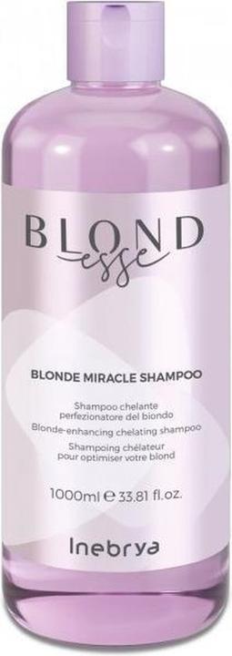 Actual product image Inebrya Blondesse Blonde Miracle Shampoo odżywczy szampon do włosów blond 1000ml (1000 ml, Liquid shampoo)