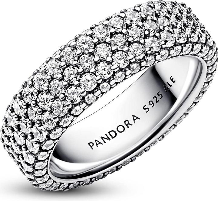 Produktbild Pandora Timeless Dreireihiger Pavé Ring (56)