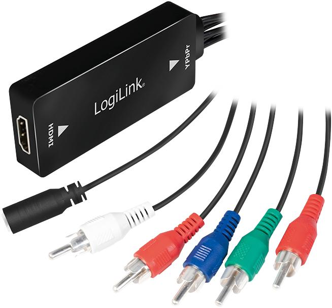 Immagine prodotto LogiLink HDMI a YPbPr (Digitale -> Digitale, Interruttore audio)