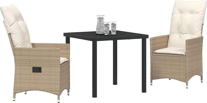 Produktbild vidaXL Garten Essgruppe (80 x 80 x 73 cm)