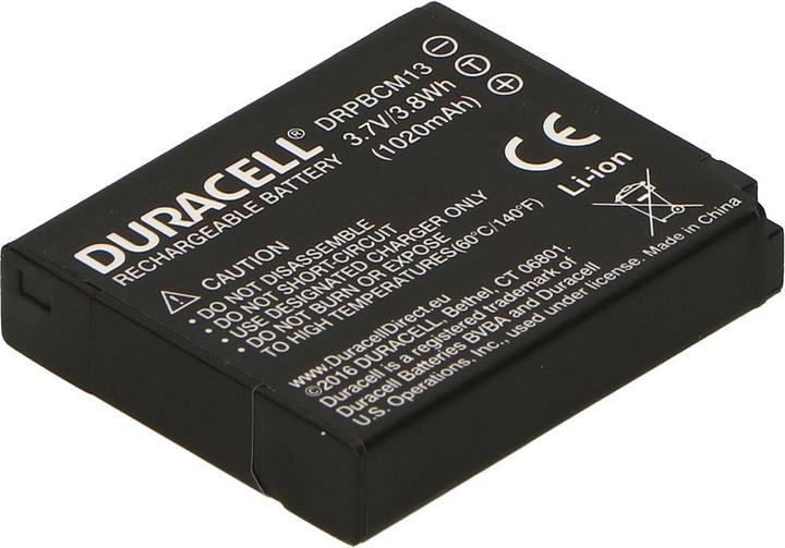 Produktbild Duracell Li-Ion Akku 1020 mAh für Panasonic DMW-BCM13 (Kamera Akku)