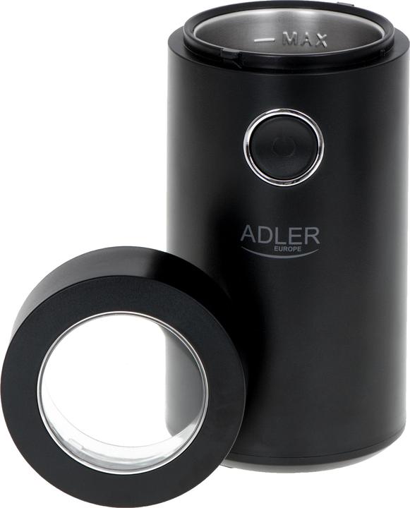 Image du produit Adler Moulin à café AD4446bs 150 W, Capacité en grains de café 75 g, Interrupteur de sécurité du (Fiche CH)
