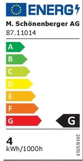 Etichetta energetica Illurbana Glow Sorriso appeso (E27, 300 lm, 1 x)