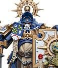 Actual product image Joy Toy Warhammer 40k Ultramarines Primaris Captain with Relic Shield and Power Sword