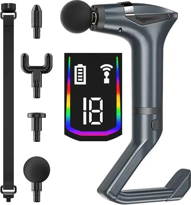 Produktbild Platinet Massage Gun Pro 1500mAh Silber (4 Stufen)