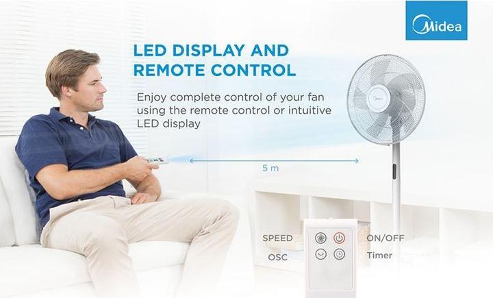 Actual product image Midea FS40-18BR (65 dB)