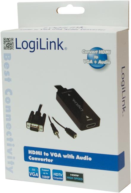 Actual product image LogiLink HDMI – VGA (Digital -> Analog)