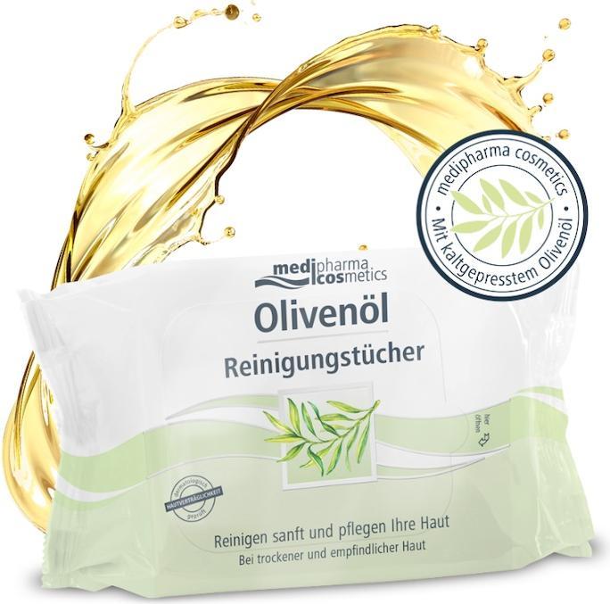 Dr. Theiss Olivenöl Reinigungstücher, 25 St TUE