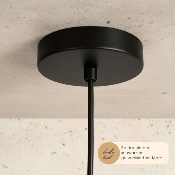 Actual product image Hermex Skandinavische Glas-Hängelampe (E27)