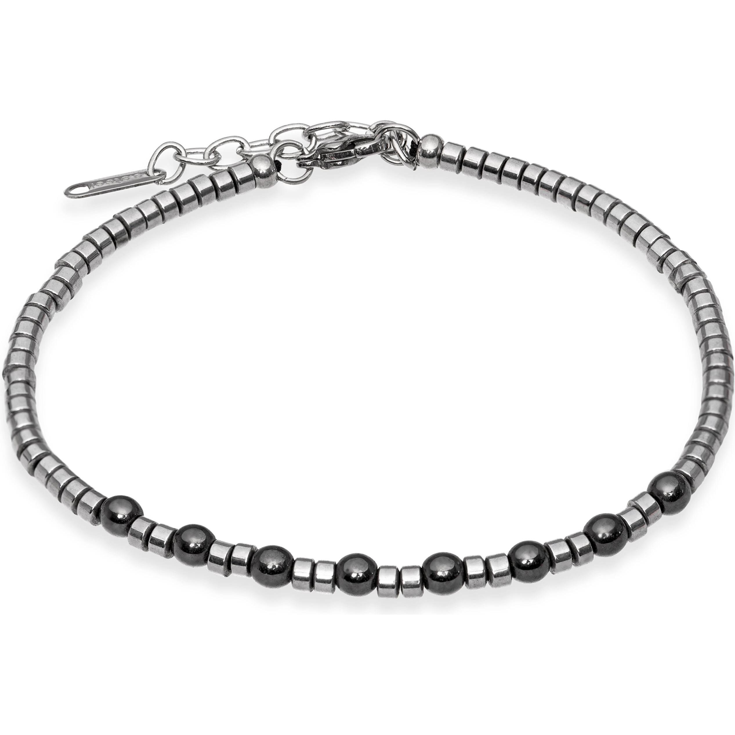 Trolli, Bracciale, Troli - Bracciale con perline in acciaio VBD396B (M), (Acciaio VBD396B)