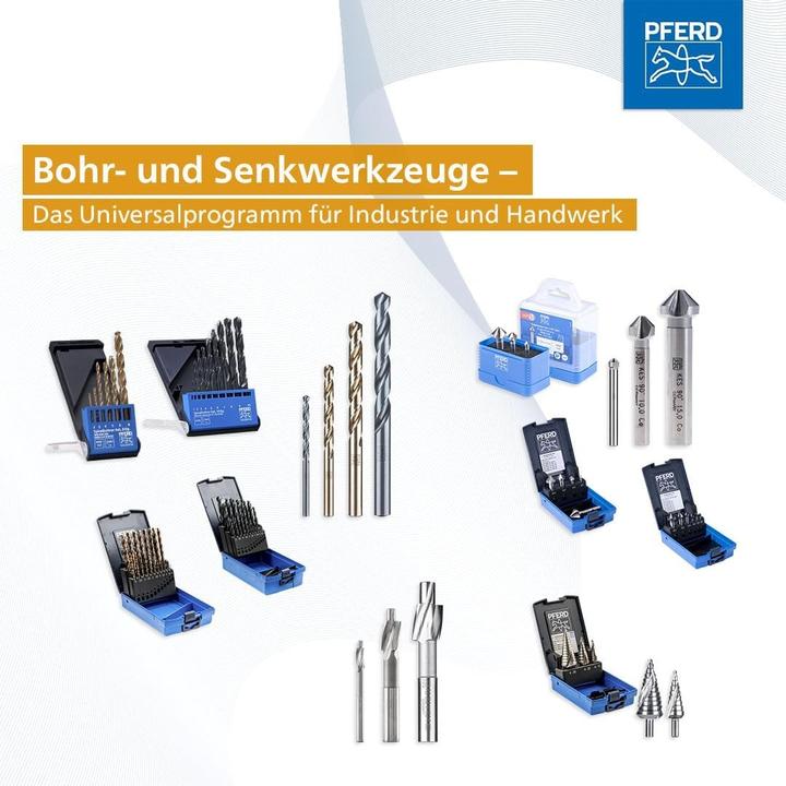 Productafbeelding Pferd Metalen draaiboorset 1 stuk. (2,5 mm, 5,5 mm, 4,5 mm, 9 mm, 12 mm, 7,5 mm, 1,5 mm, 1 mm, 8 mm, 3 mm, 6 mm, 5 mm, 2 mm, 9,5 mm, 7 mm, 4 mm, 8,5 mm, 10 mm, 11 mm, 3,5 mm, 13 mm, 6,5 mm)