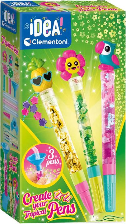 Produktbild Clementoni Deine Stift Kreationen Tropical (Englisch)