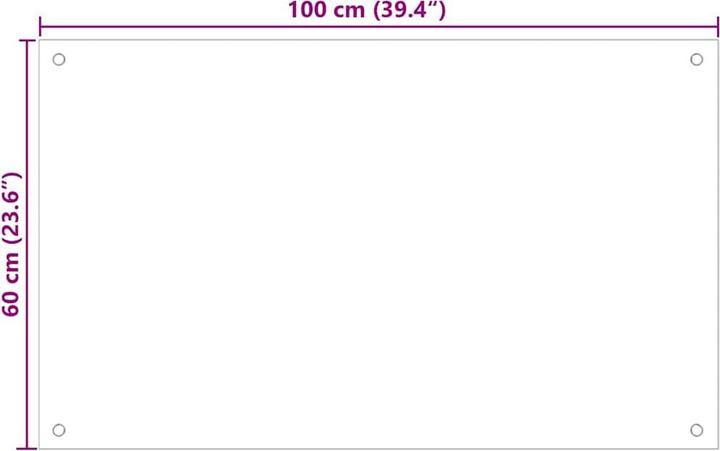 Actual product image vidaXL Küchenrückwand (60 x 100 cm)