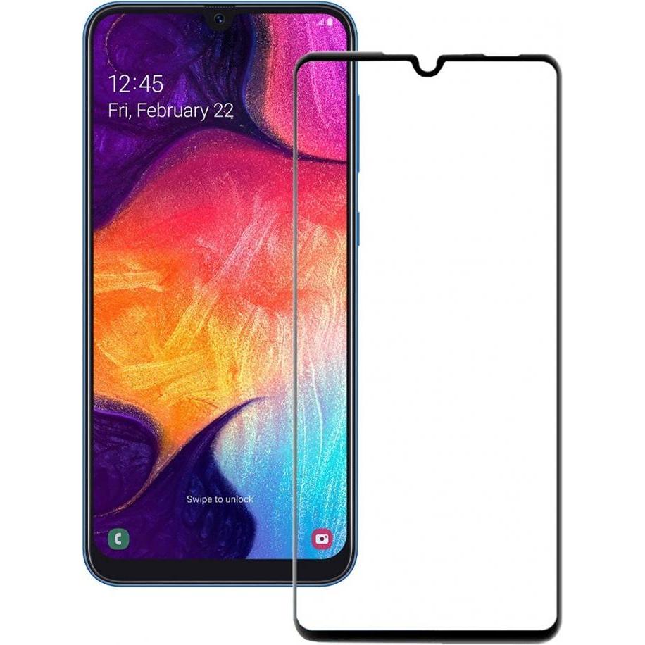 Screenguard Samsung Galaxy A50 Full Screen Panzerglas Schutzfolie 2.5D 9H (1 Stück, Samsung Galaxy A50), Smartphone Schu...