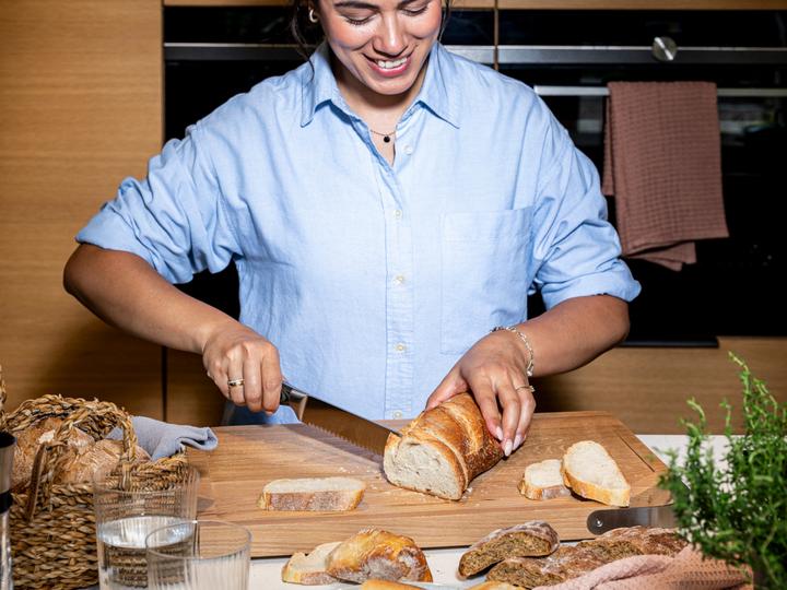 Immagine prodotto Rösle Chinesisches Kochmesser Wolfgrey mit Griff Pakka 18 cm (18 cm)