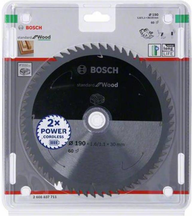 Productafbeelding Bosch Professional Zubehör Cirkelzaagblad voor accuzagen Standaard voor hout