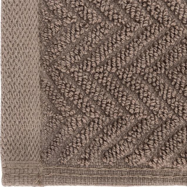 Actual product image Domoletti Towel bathrooms VISBY, light brown, 30 x 50 cm (50 x 30 cm)
