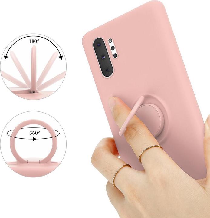 Image du produit Cadorabo TPU Liquid Ring Silicone Case Cover (Samsung Galaxy Note 10 Plus)