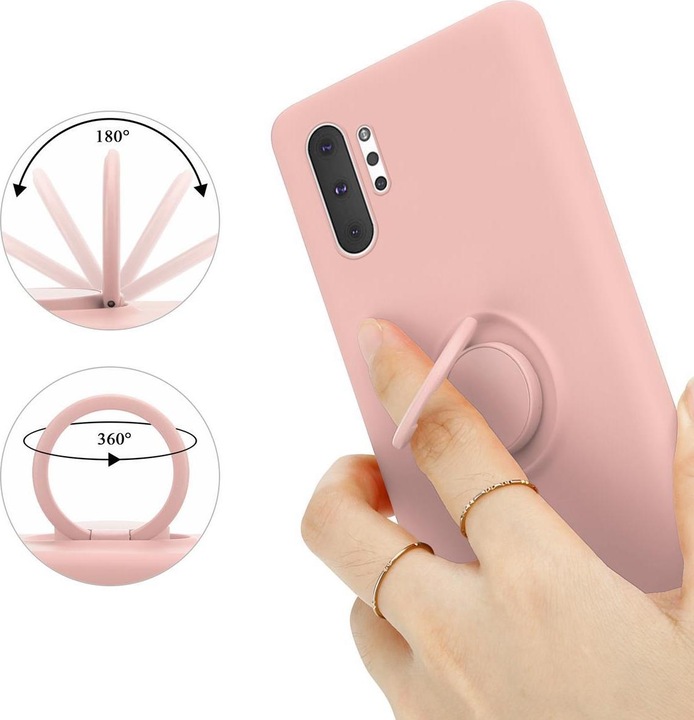 Immagine prodotto Cadorabo Custodia in silicone TPU Liquid Ring Cover (Samsung Galaxy Note 10 Plus)