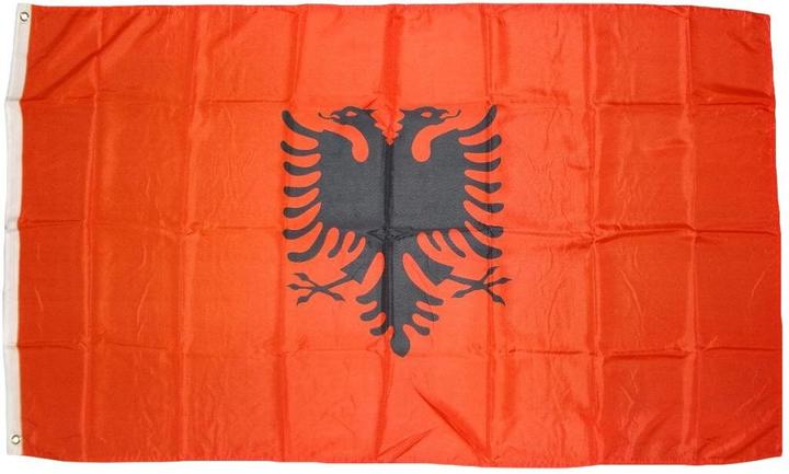 Actual product image trends4cents Flag Flag Albania 250 x 150 cm with 3 eyelets 100g/m² fabric weight hoist flag pole