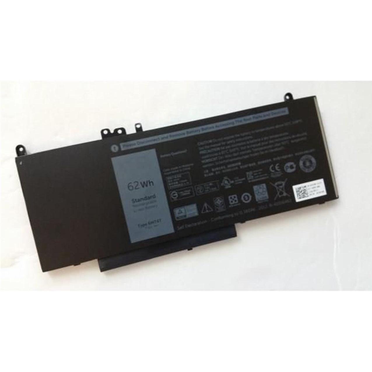 Dell HK6DV (4 Zellen, 8100 mAh), Notebook Akku, Schwarz