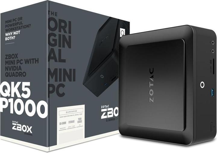 Zotac ZBOX QK5P1000-BE NVIDIA Quadro P1000 4GB Intel Core i5-7200U Barebone (Intel Core i5-7200U)