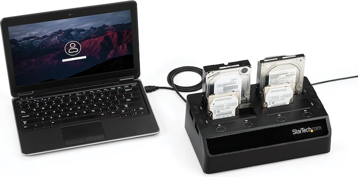 Produktbild StarTech USB 3.0 4 Bay Hard Drive Docking Station (2.5", 3.5")