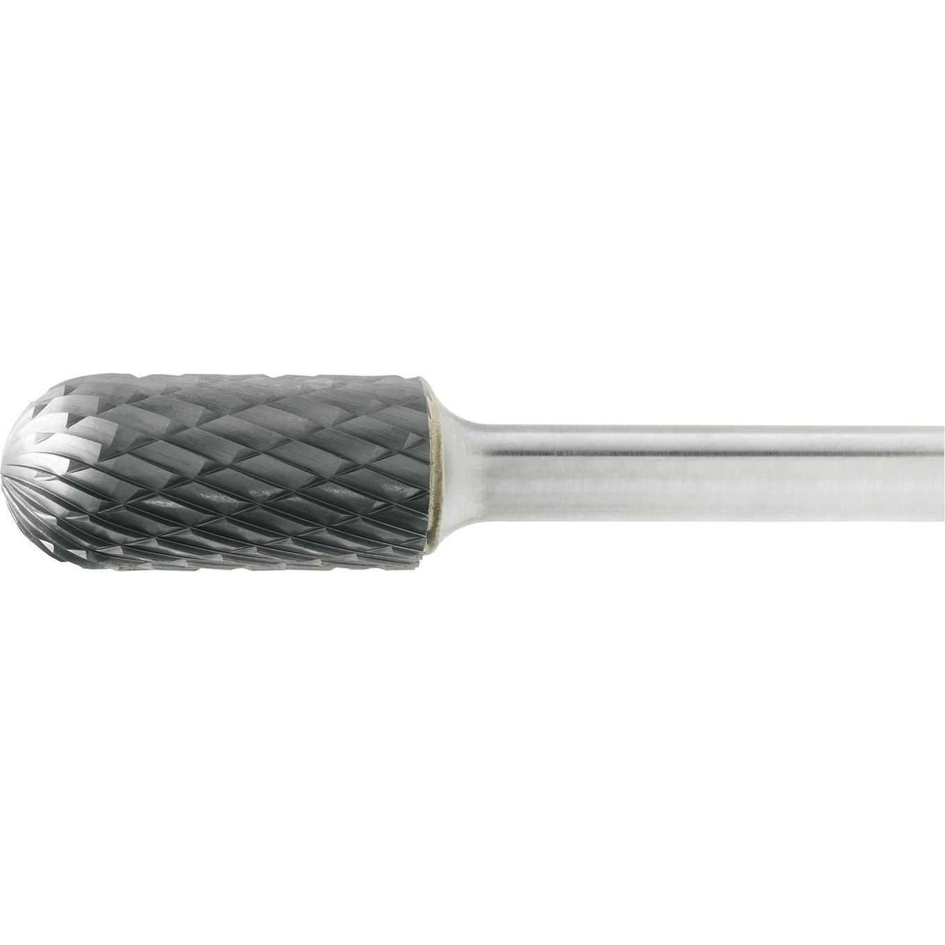 Lukas, Fräser, HM-Frässtift Form C Walzenrund Kopf ø 3 mm L 13 mm Zahnung 7 für Stahl