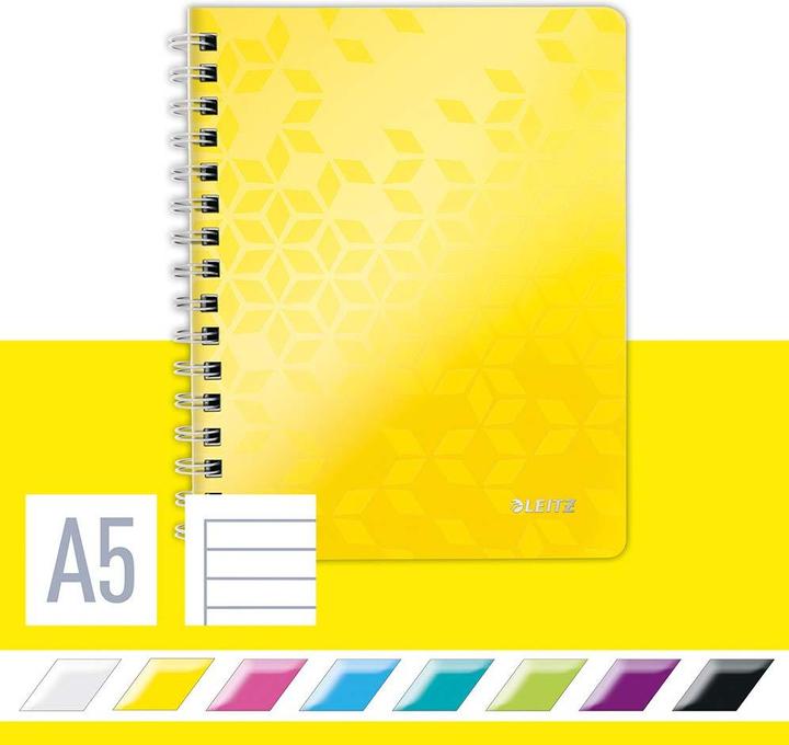Produktbild Leitz WOW - Spiralbuch (A5, Liniert, Harter Einband)