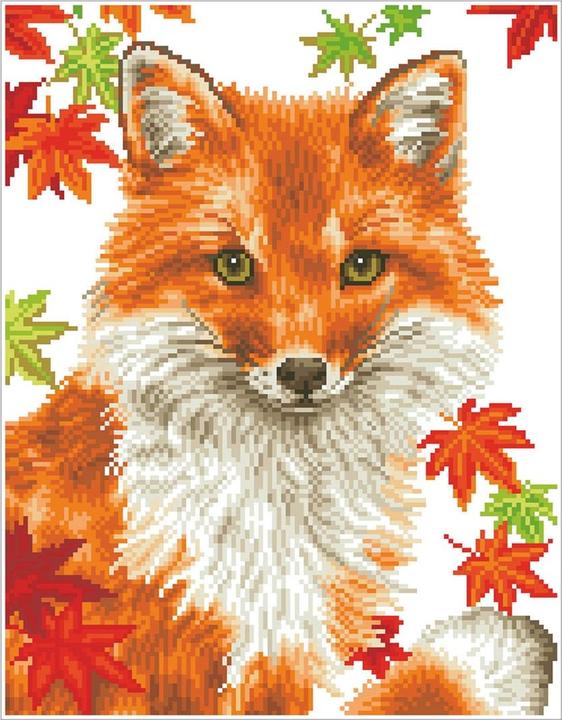 Actual product image Diamond Dotz Diamond Painting Fox