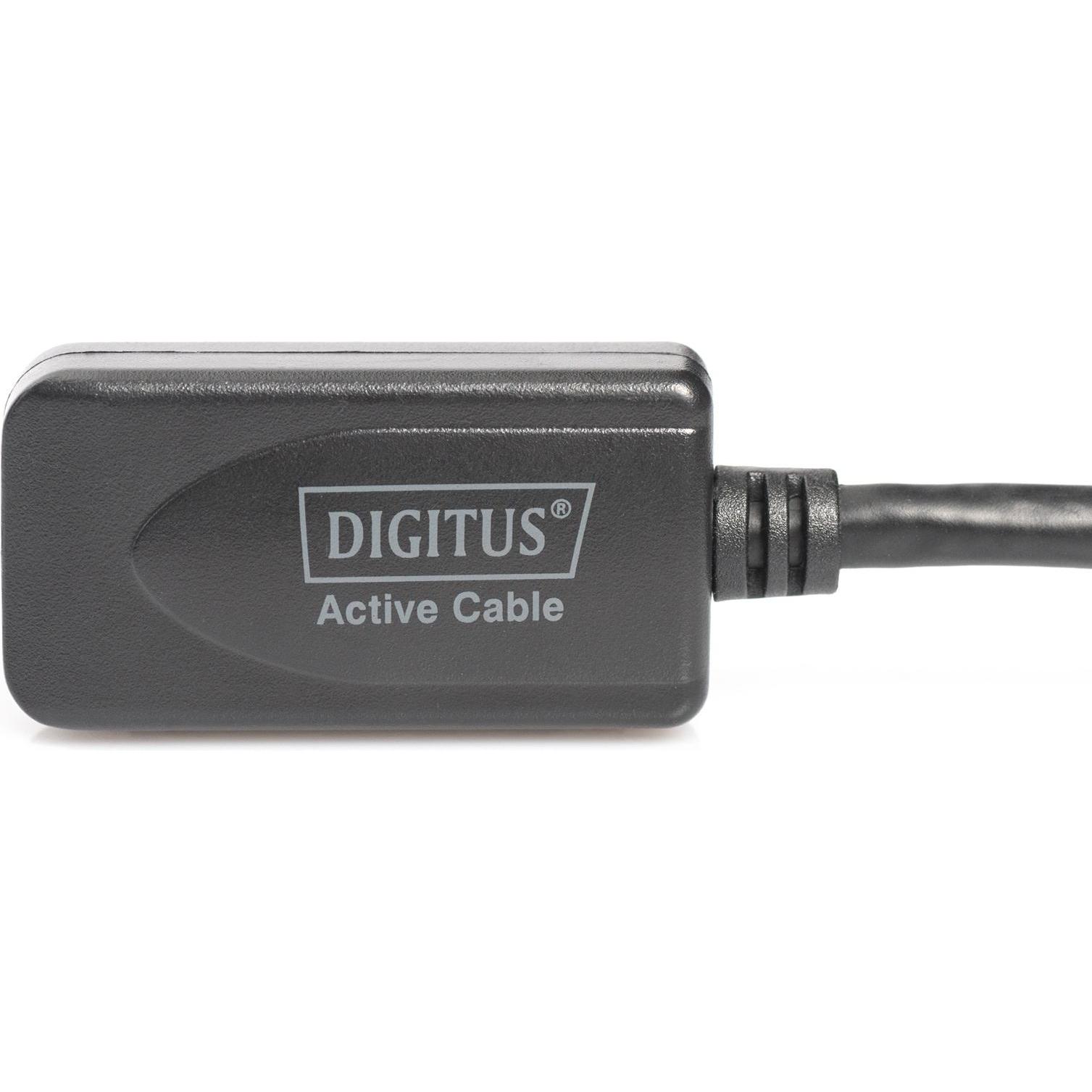 Thumbnail - Digitus USB 2.0 Repeater-Kabel, 20 m (20 m, USB 2.0), USB Kabel