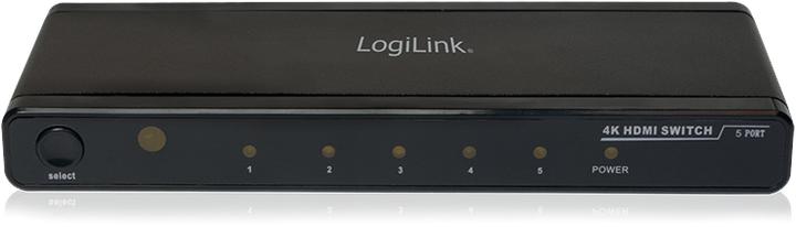 Produktbild LogiLink HDMI 5-Port Switch (Video Switch)