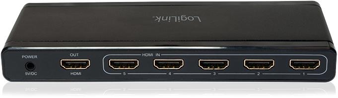 Produktbild LogiLink HDMI 5-Port Switch (Video Switch)