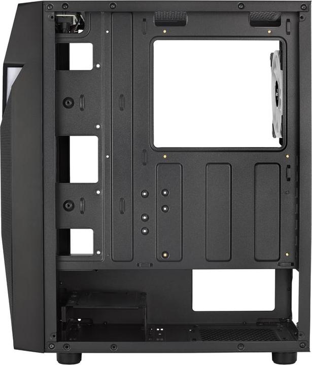 Actual product image AeroCool Scape-G-BK-v2 Midi Tower, Tempered Glass, FRGB (ATX, mATX, Mini-ITX)