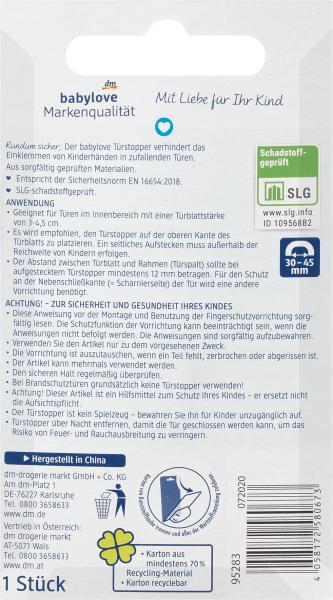 Produktbild dm babylove Türstopper