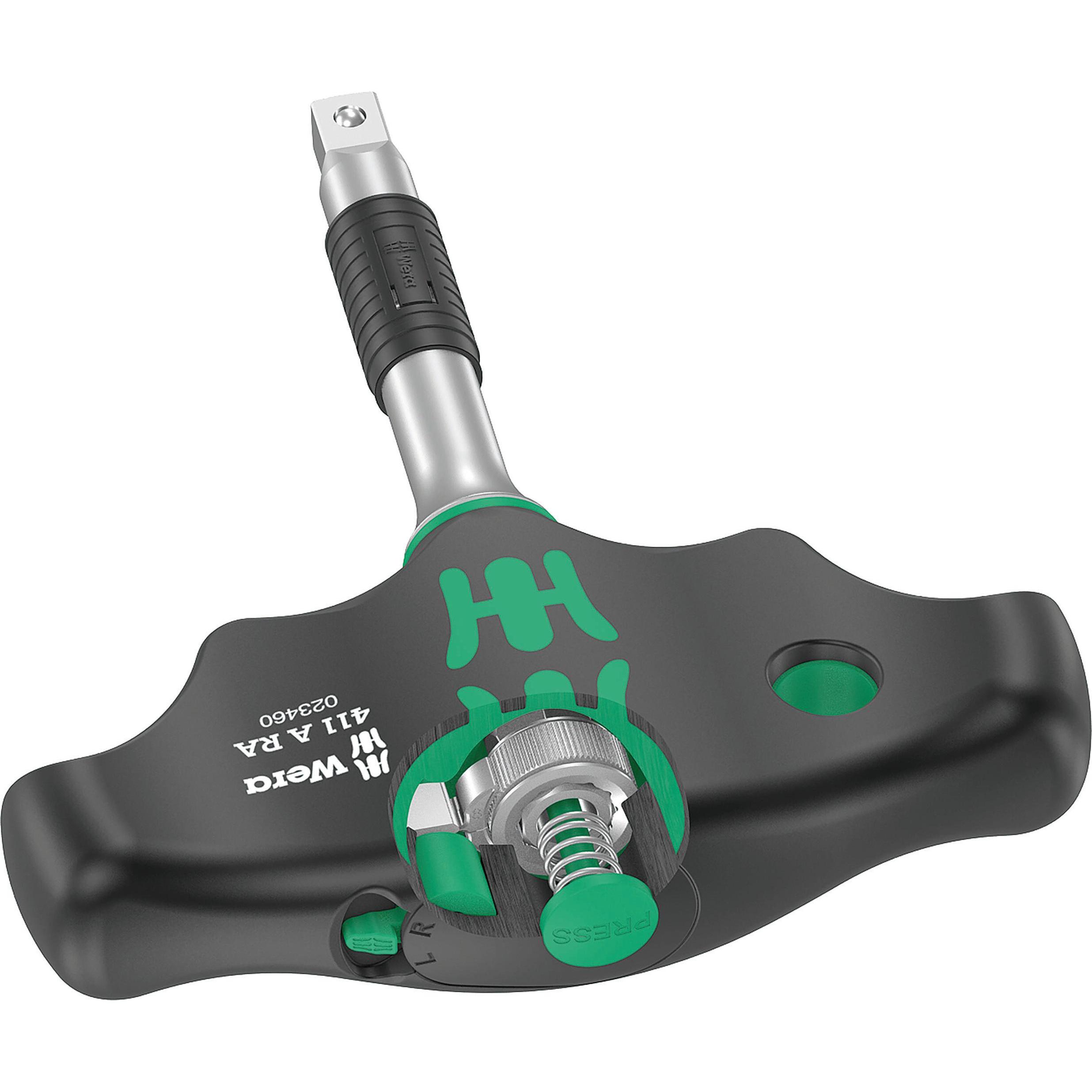 Wera, Steckschlüssel + Stecknuss, 411 A RA (1/4")