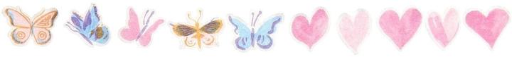 Immagine prodotto Rico Design Washi Sticker "Painted Love" (200 Adesivo)