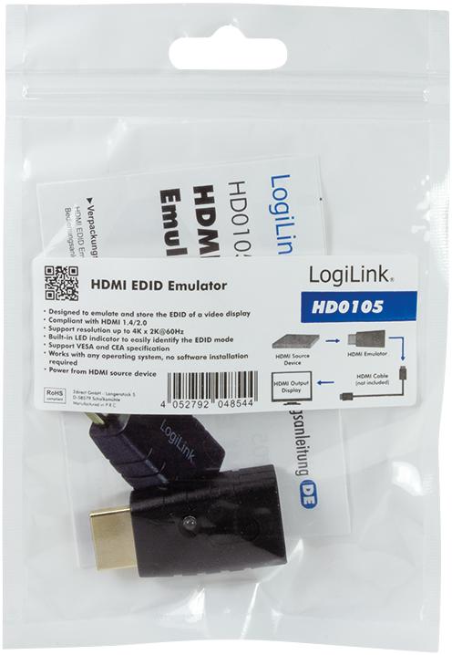 Produktbild LogiLink HDMI EDID Emulator (HDMI, 4.50 cm)