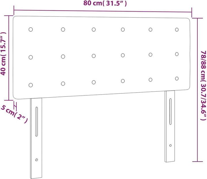 Image du produit vidaXL Cori (80 x 5 x 78/88 cm)