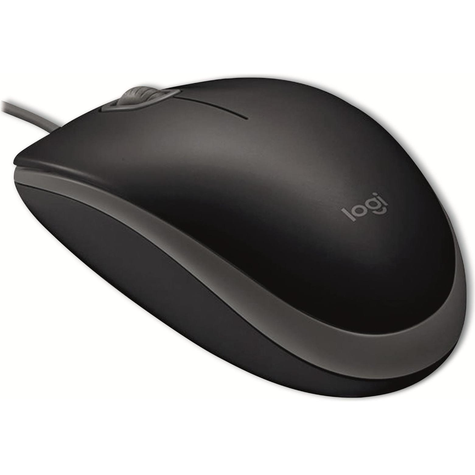 Thumbnail - Logitech B110 (Kabelgebunden), Maus, Schwarz